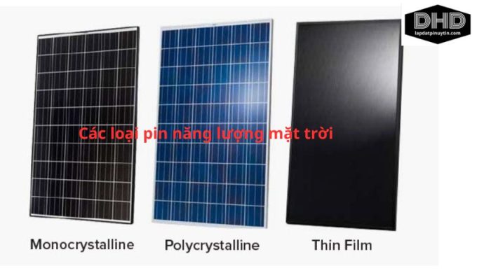 Các loại pin năng lượng mặt trời