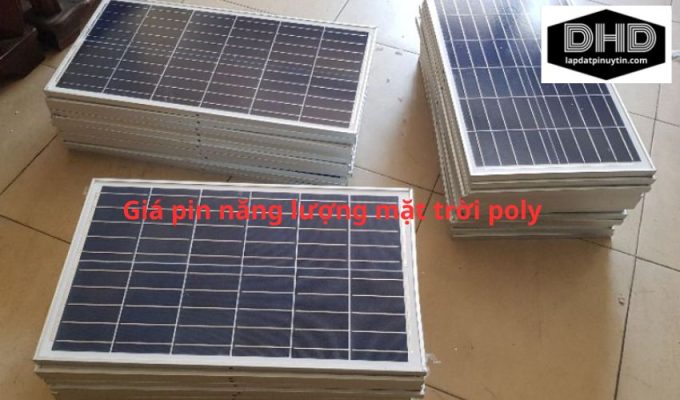 Giá pin năng lượng mặt trời poly: Tìm hiểu và so sánh giá cả chi tiết